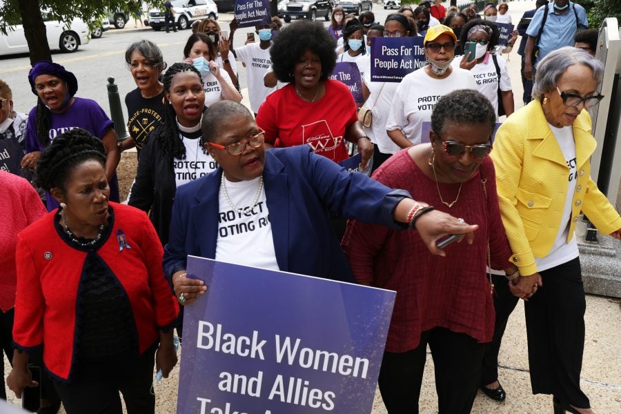 “Our Rights Are On The Chopping Block”— Black Women Leaders, Allies Rally Congress For Voting Rights And Economic Justice