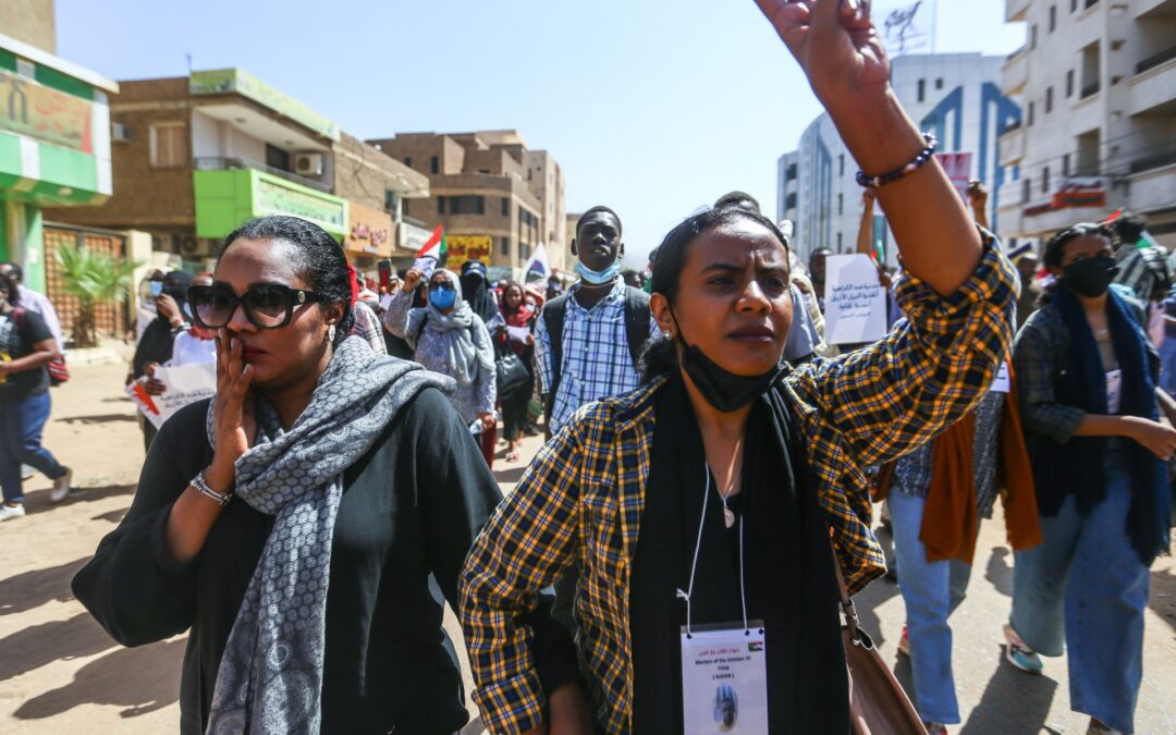 Thousands march on Sudan coup anniversary to demand civilian rule | Protests News | Al Jazeera