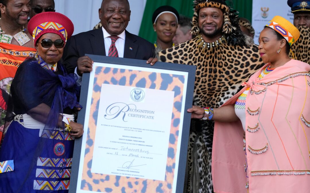 ‘Our king’: Ramaphosa recognises South Africa’s new Zulu ruler | News | Al Jazeera
