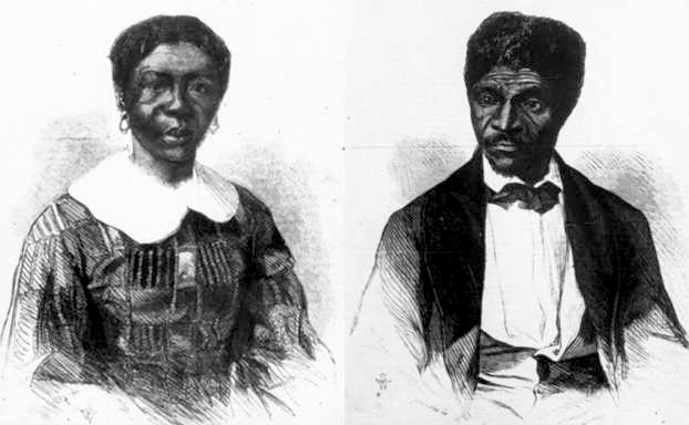 Dred Scott and Harriet Robinson Scott lived at Fort Snelling in the 1830s as enslaved people