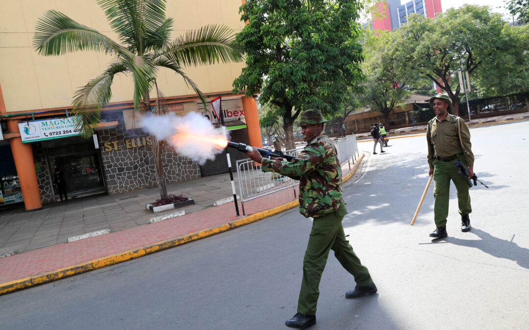 Kenyan police fire tear gas, arrest opposition figures at protest | News | Al Jazeera