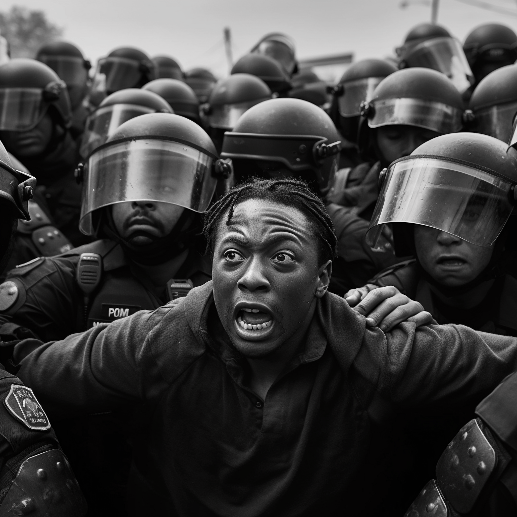 A striking photograph provides a powerful visual representation of the pressing issue of police misconduct and racial disparity in the United States. Dive into the article that accompanies this image, which explores high-profile cases, ongoing reform efforts, and the challenges that persist. Discover the systemic nature of the problem and the urgent need for greater transparency and accountability. 