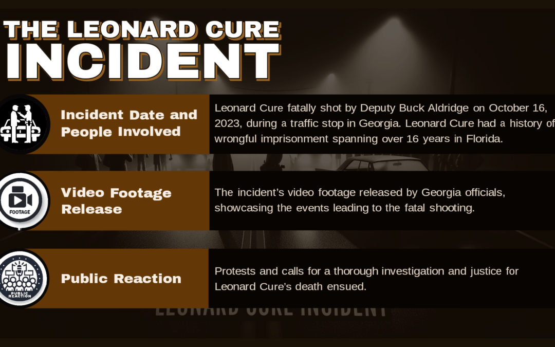The Fatal Shooting of Leonard Cure: An Examination of Systemic Issues in Law Enforcement