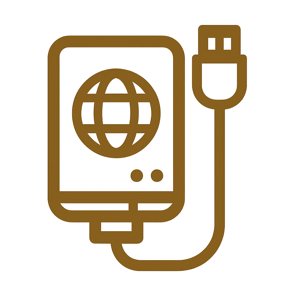 Digital Data Storage Icon