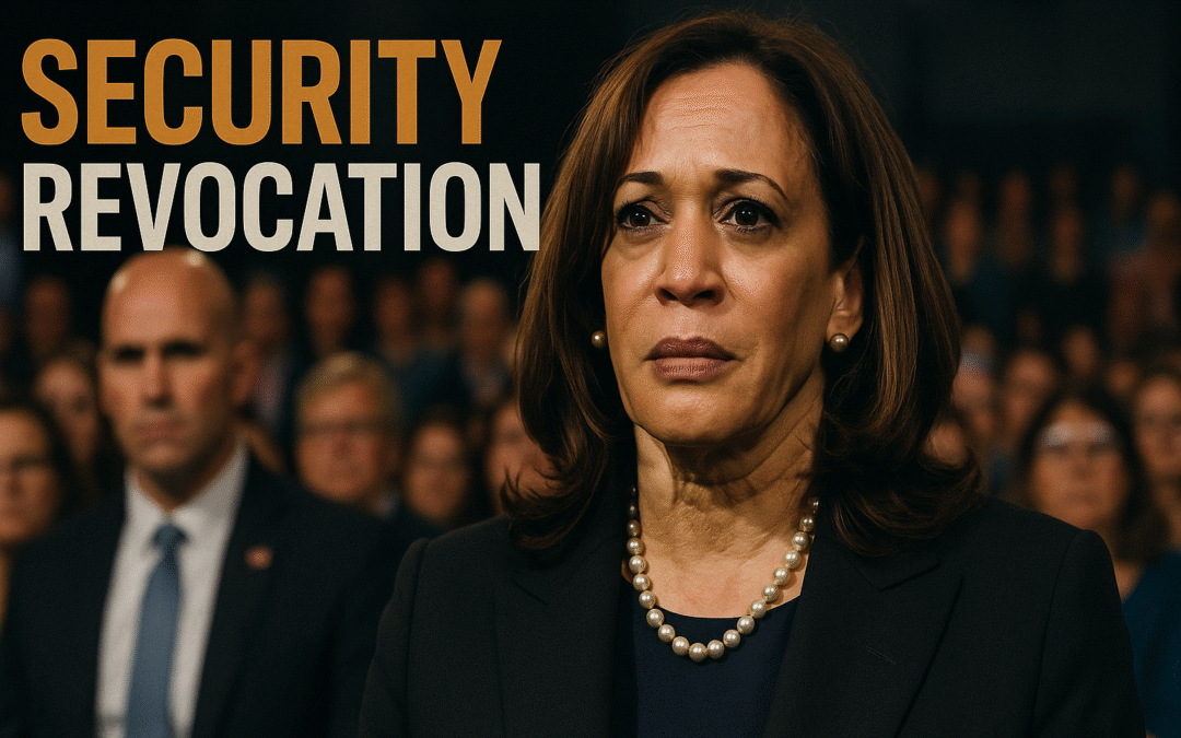 Trump Revokes Kamala Harris’s Secret Service Protection