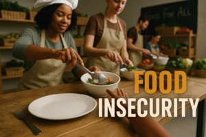 Explore how New Jersey is tackling food insecurity through community efforts and policies to ensure access to nutritious food for all. (AI-generated image)