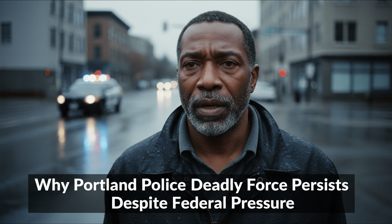 Why Portland Police Deadly Force Persists Despite Federal Pressure ...