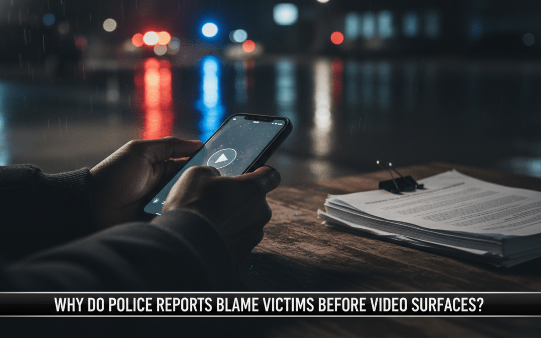 Why Do Police Reports Blame Victims Before Video Surfaces?