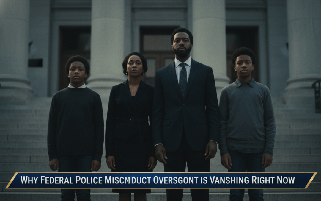 Why Federal Police Misconduct Oversight is Vanishing Right Now