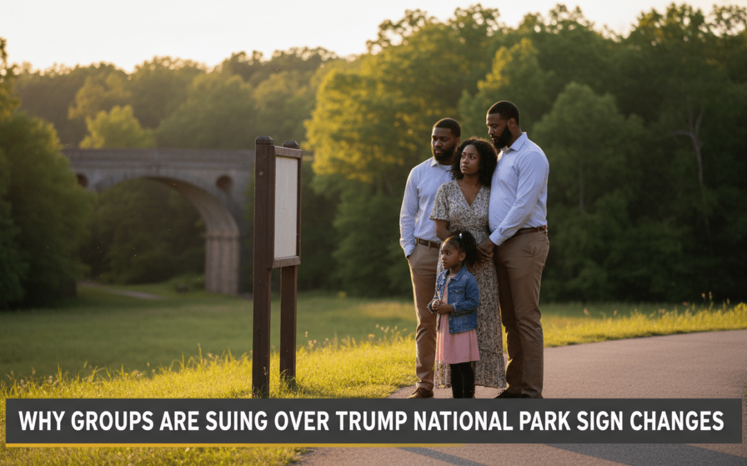 Why Groups Are Suing Over Trump National Park Sign Changes