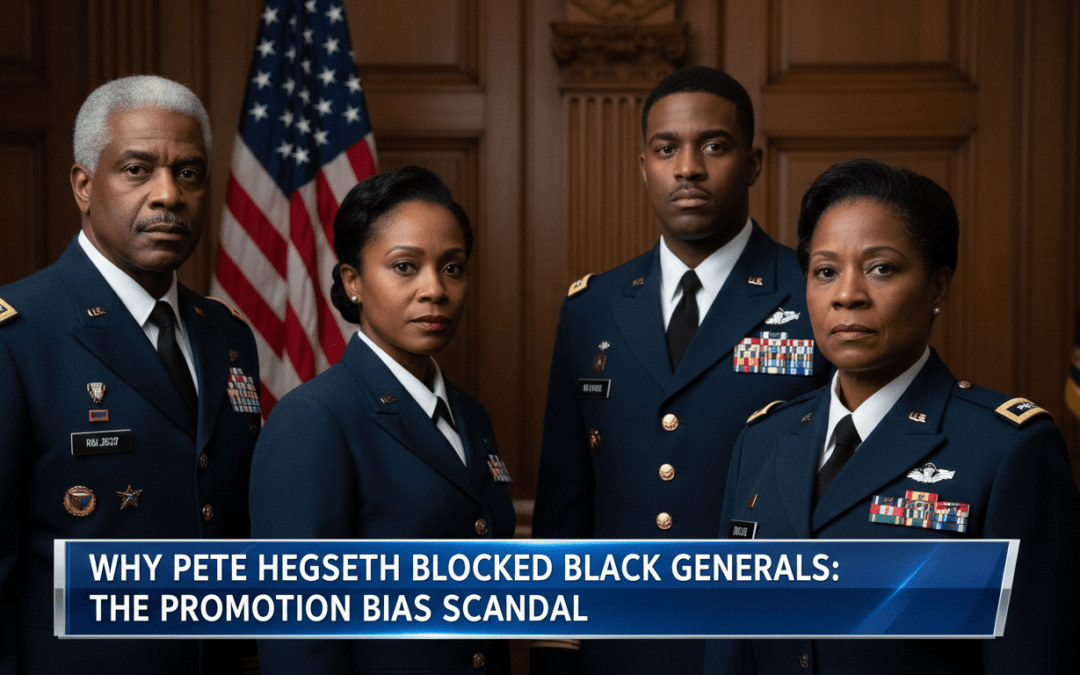 Why Pete Hegseth Blocked Black Generals: The Promotion Bias Scandal