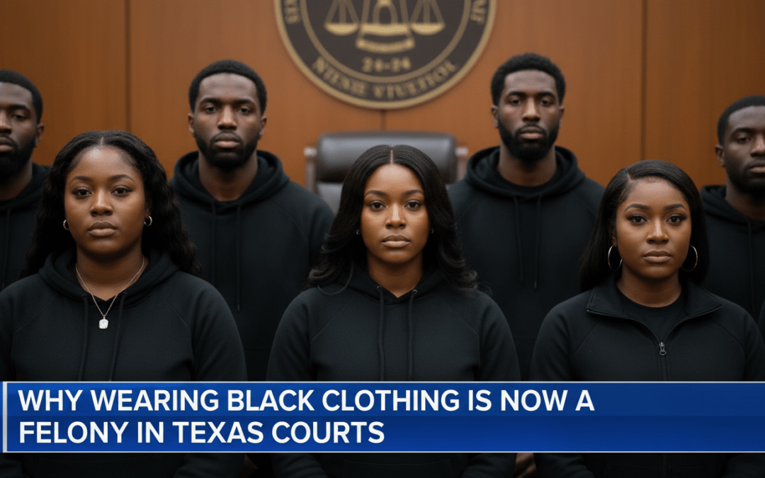 Why Wearing Black Clothing is Now a Felony in Texas Courts