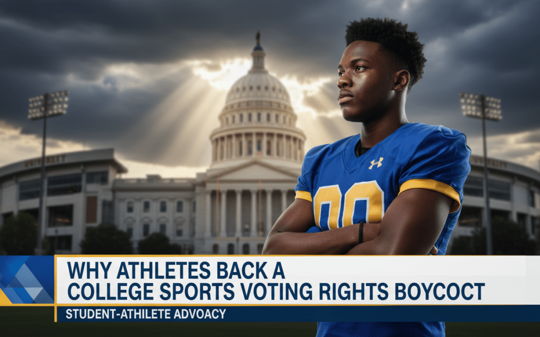 Why Athletes Back a College Sports Voting Rights Boycott