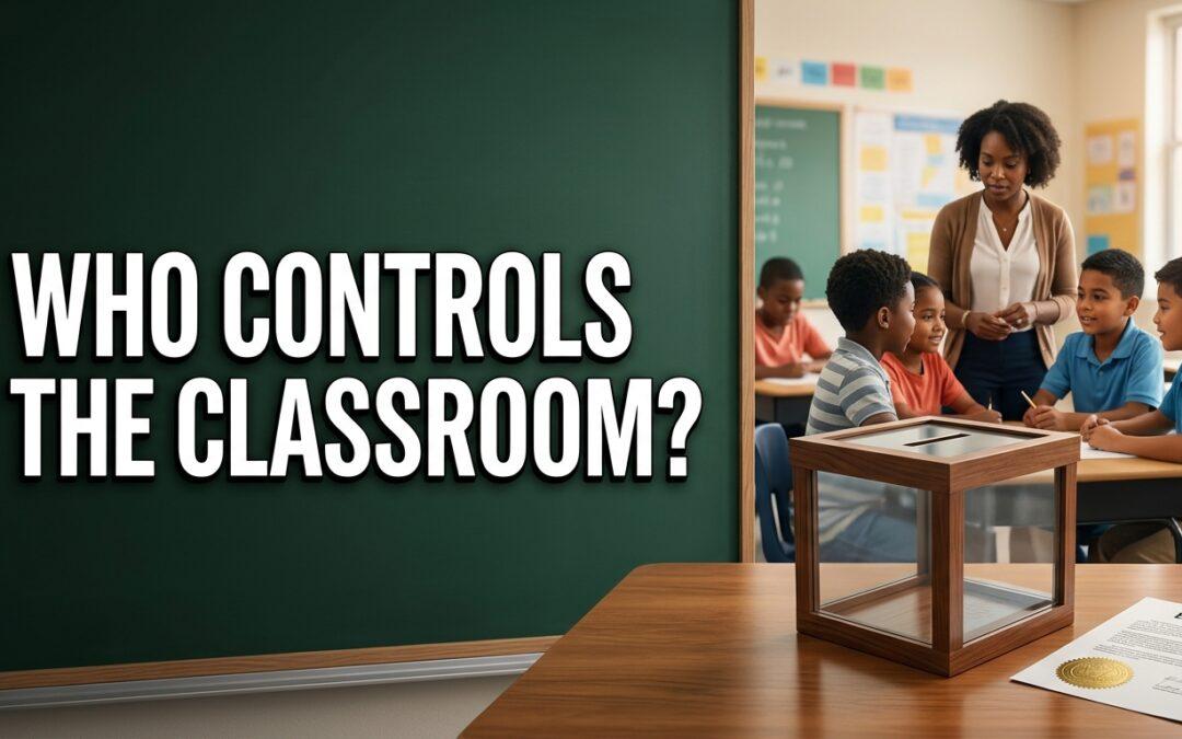 Who Controls Classrooms? The California School Governance Shift